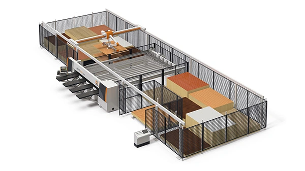 Almacén inteligente con seccionadora